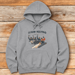 Board Meeting Hoodie Gift For Skier