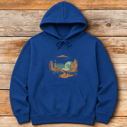 Desert Ride Hoodie Gift For Skier
