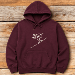 Full Tuck Hoodie Gift For Skier