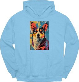 Welsh Corgi Punk Dog Hoodie Gift For Dog Lover