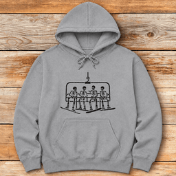 Dead Shred Board Crew Hoodie Gift For Skier