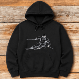 Big Hairy Carve Hoodie Gift For Skier