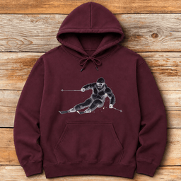 Big Hairy Carve Hoodie Gift For Skier