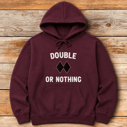 Double Or Nothing Hoodie Gift For Skier