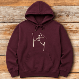 Dead Daffy Hoodie Gift For Skier