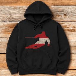 Austrian Ski Flag Hoodie Gift For Skier