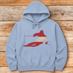 Austrian Ski Flag Hoodie Gift For Skier