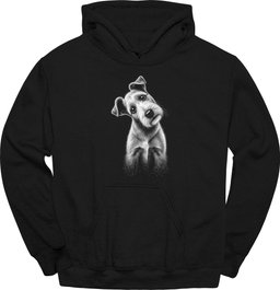 Wire Haired Fox Terrier Tilted Dog Hoodie Gift For Dog Lover