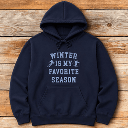 Favorite Season Ski Hoodie Gift For Skier