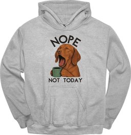 Vizsla Not Today Hoodie Gift For Dog Lover