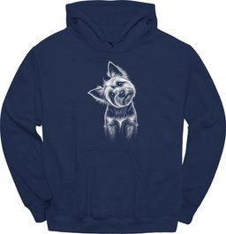 Yorkshire Terrier Tilted Dog Hoodie Gift For Dog Lover