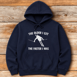 Fast Memories Ski Hoodie Gift For Skier