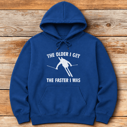 Fast Memories Ski Hoodie Gift For Skier