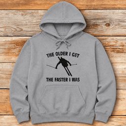 Fast Memories Ski Hoodie Gift For Skier