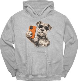Welsh Terrier Selfie Dog Hoodie Gift For Dog Lover