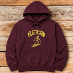Grateful Shred Snowboarder Hoodie Gift For Snowboarder