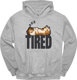Shetland Sheepdog Tired Dog Hoodie Gift For Dog Lover