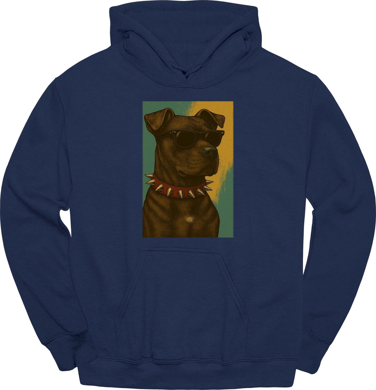 Staffordshire Bull Terrier Punk Dog Hoodie Gift For Dog Lover