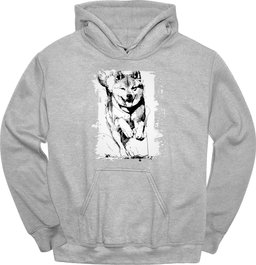 Shiba Inu Running Dog Hoodie Gift For Dog Lover