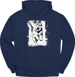 Shiba Inu Running Dog Hoodie Gift For Dog Lover