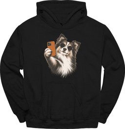 Shetland Sheepdog Selfie Dog Hoodie Gift For Dog Lover