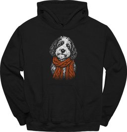 Sheepadoodle Winter Dog Hoodie Gift For Dog Lover