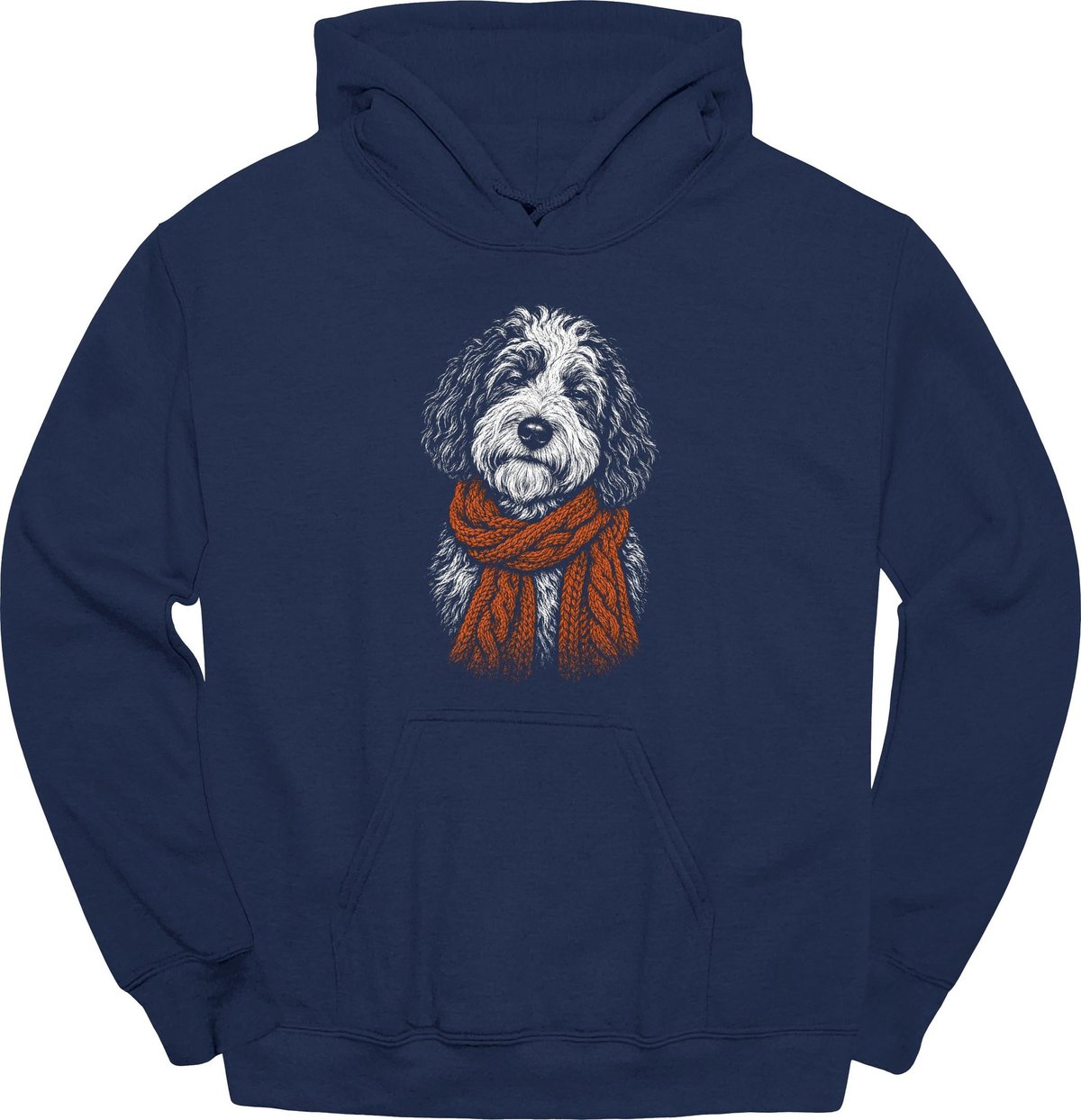 Sheepadoodle Winter Dog Hoodie Gift For Dog Lover