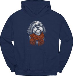 Shih Tzu Winter Dog Hoodie Gift For Dog Lover