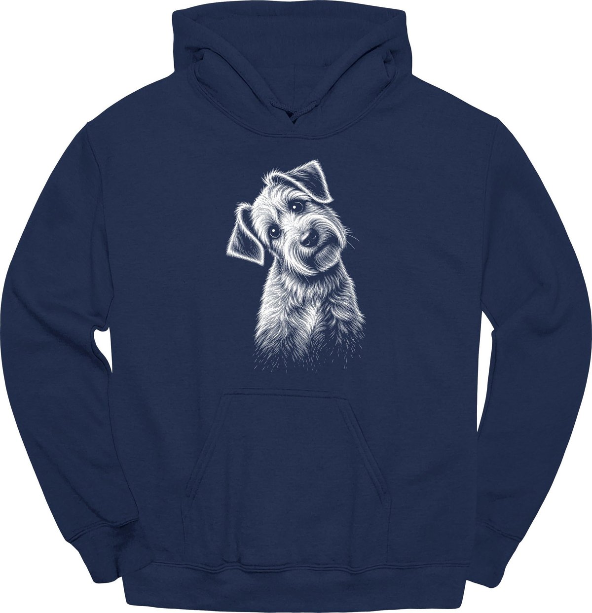 Soft Coated Wheaten Tilted Dog Hoodie Gift For Dog Lover