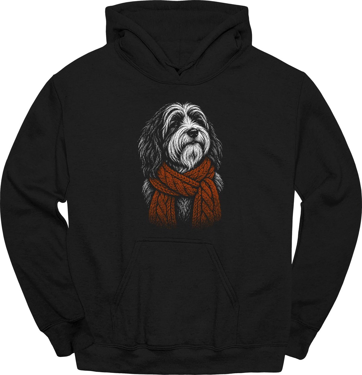 Tibetan Terrier Winter Dog Hoodie Gift For Dog Lover