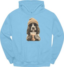 Sprocker Hipster Dog Hoodie Gift For Dog Lover