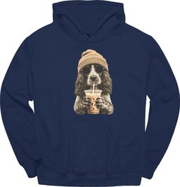 Sprocker Hipster Dog Hoodie Gift For Dog Lover