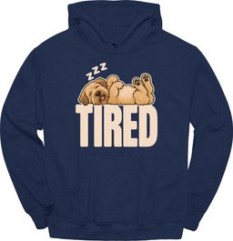 Soft Coated Wheaten Tired Dog Hoodie Gift For Dog Lover