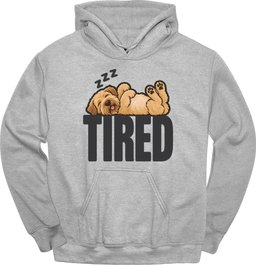 Soft Coated Wheaten Tired Dog Hoodie Gift For Dog Lover