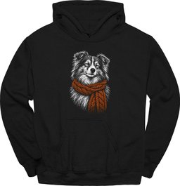 Shetland Sheepdog Winter Dog Hoodie Gift For Dog Lover