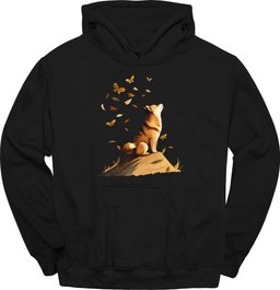 Shiba Inu Fall Dog Hoodie Gift For Dog Lover