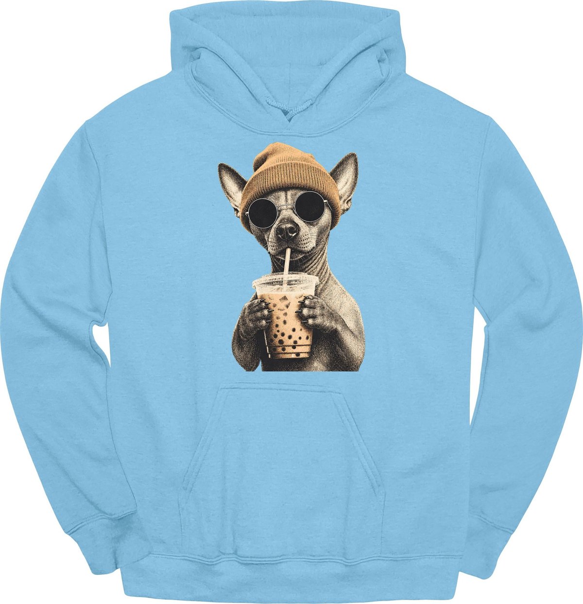 Xoloitzcuintli Hipster Dog Hoodie Gift For Dog Lover