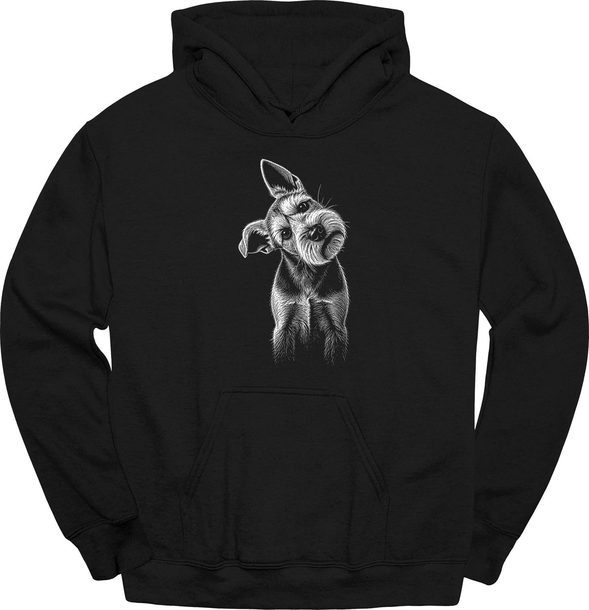Welsh Terrier Tilted Dog Hoodie Gift For Dog Lover