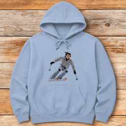 Coming In Hot Hoodie Gift For Skier