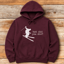 Did You Die Ski Hoodie Gift For Skier