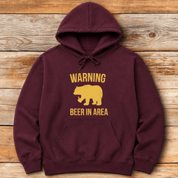 Beer In Area Hoodie Gift For Skier