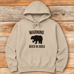 Beer In Area Hoodie Gift For Skier