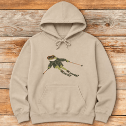 Frog Ripper Hoodie Gift For Skier