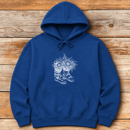 Garden Ski Boots Hoodie Gift For Skier