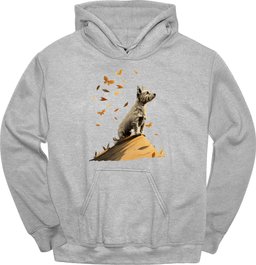 West Highland White Terrier Fall Dog Hoodie Gift For Dog Lover