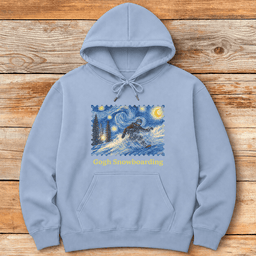 Gogh Snowboard Hoodie Gift For Snowboarder