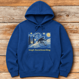 Gogh Snowboard Hoodie Gift For Snowboarder