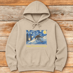 Gogh Snowboard Hoodie Gift For Snowboarder