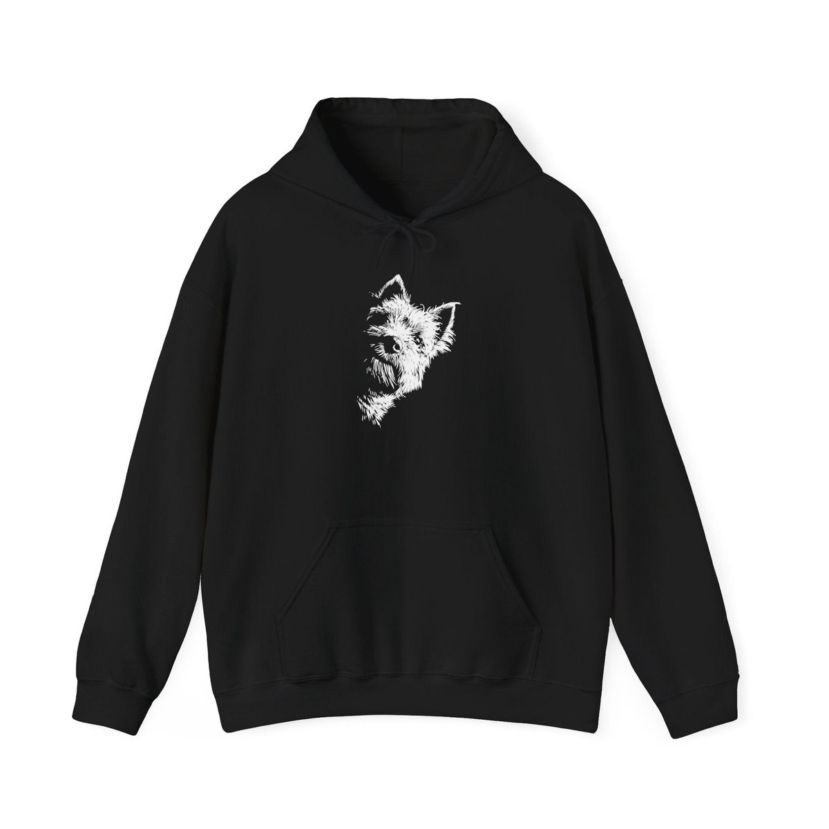 West Highland Line Art Hoodie Gift For Dog Lover