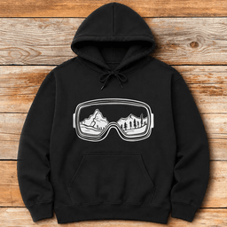 Gogglescape Hoodie Gift For Skier